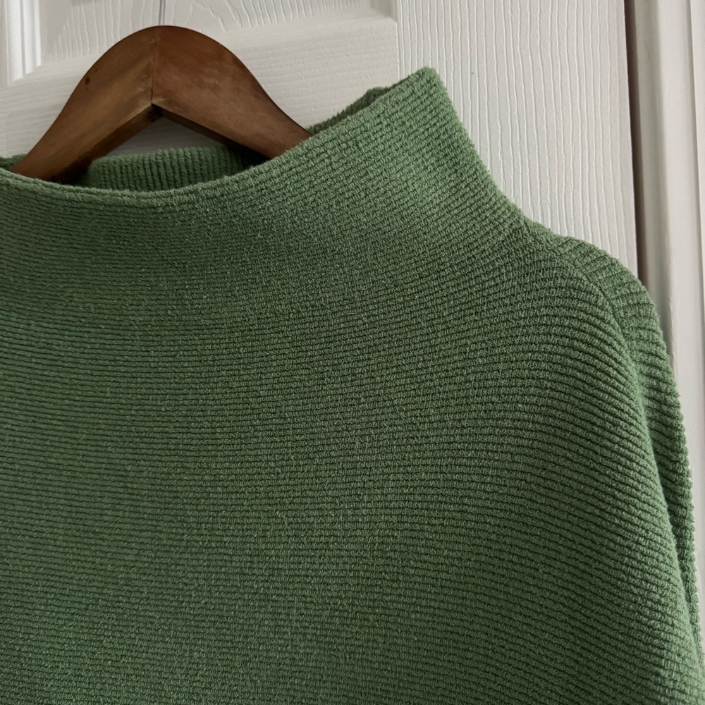 FREE PEOPLE Ottoman Slouchy Tunic Sea Fern Green Size Small - Picture 8 of 13